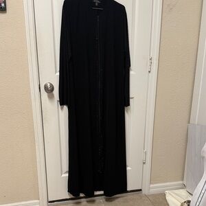 NWT Elegant Black Long Muslim abaya dress Arbi dress